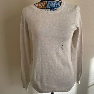 NWT Cream Sweater